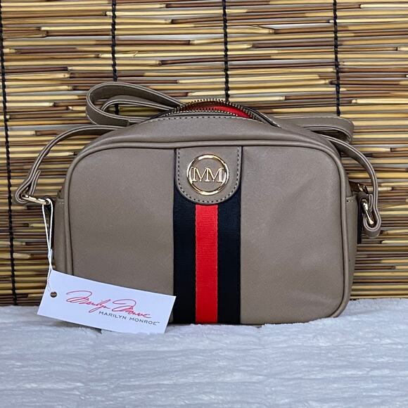 Marilyn Monroe Faux Leather Camera Shoulder Bag - Picture 1 of 8